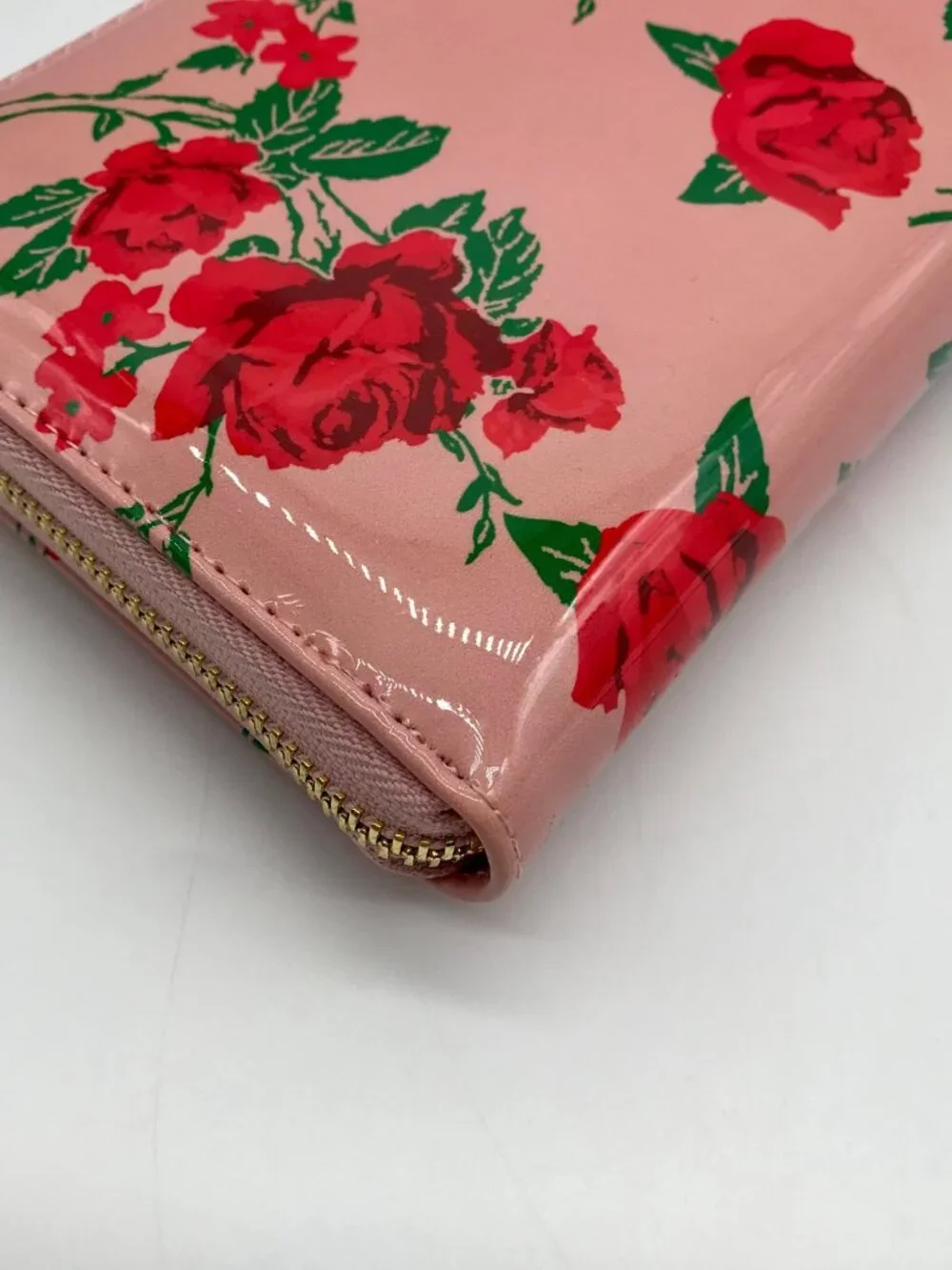 Betsey Johnson Blush Pink Floral Clutch